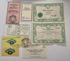 Vintage 1983 Cabbage Patch Kids PREEMIE Birth Certificate & Adoption TAMMY HEDA