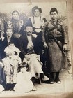 Rare Antique Ottoman Era Cabinet Photos Group Portrait Armed Soldier Boy Pistol — photo 9