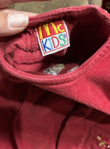 Y2K Millenial Baby Girls 12/18 Month Lot Maroon Pink Velvet Romper Long Sleeve - Picture 8 of 13