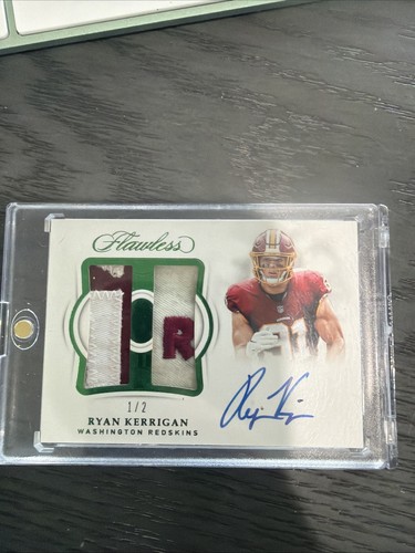 2019 Panini Flawless Ryan Kerrigan 1/2 Patch Auto Washington Redskins Perdue