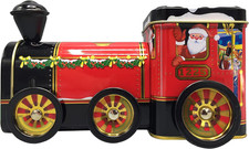 Santa Lokomotive - Barattolo per Biscotti, Latta, per Biscotti E Pan Di Zenzero,
