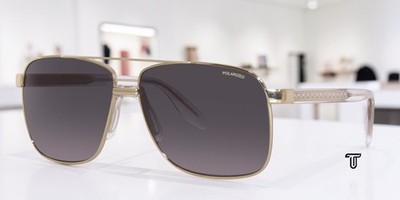 VERSACE VE2174 1252T3 Pale Gold Polar Grey Gradient 59 mm Men's Sunglasses