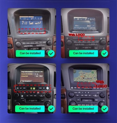 9,7 ''Autoradio-Kopfeinheit Wifi für Lexus RX300 RX330 / Toyota Harrier 1998-2003