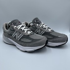 New Balance 990v6 Shoes Mens Size 10 Gray Suede Mesh Made In USA 2E Wide Running