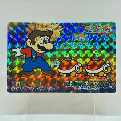 18 Mario VS Spiny Beetle  Video calling CARD Super Mario World 4 NINTENDO