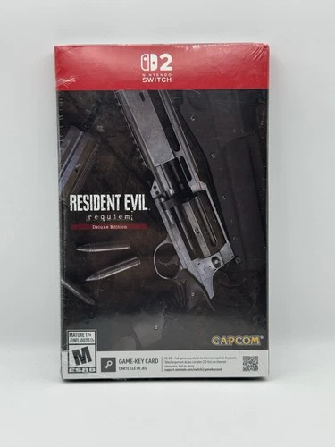 Resident Evil Requiem Deluxe Edition + Steelbook Nintendo Switch 2 NEW SEALED