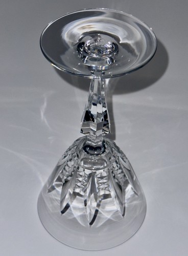 Marvelous Vintage 7.25 Inches Tall France Glass Crystal Stem Baccarat Austerlitz - Picture 8 of 14