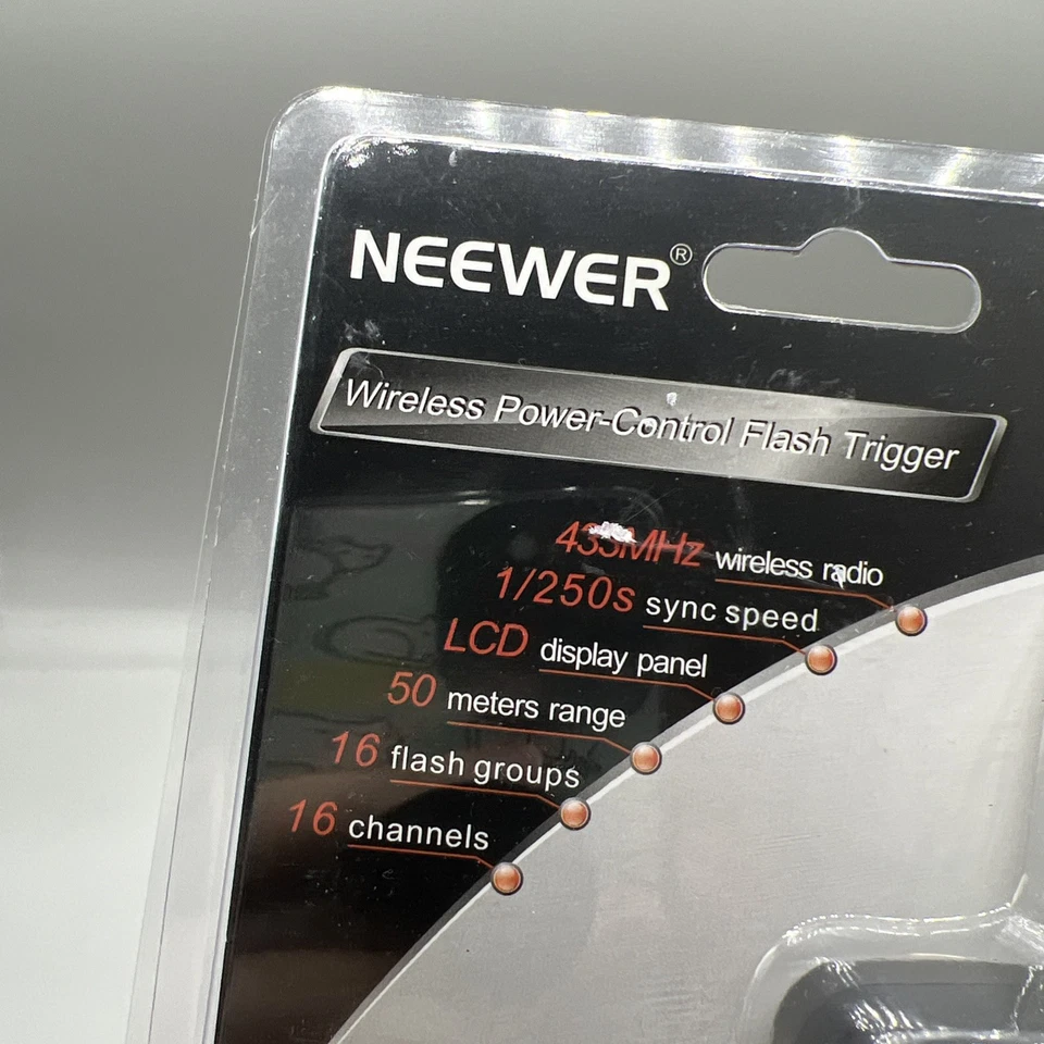 Neewer FT-16S Remote Flash Trigger 433MHZ Wireless NIP Brand New Sealed M14 - Image 2 of 4