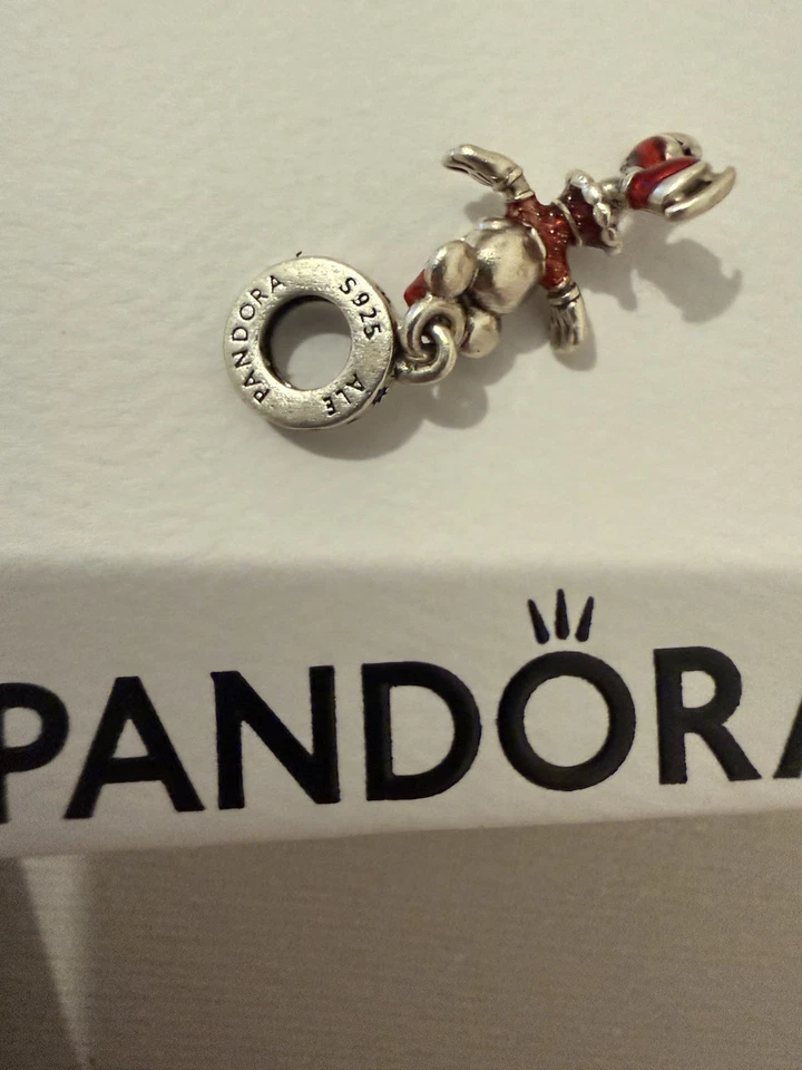 Original Pandora Disney Minnie Mouse Charm – 925 Silber, rot emailliert - Bild 3 von 4