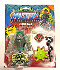 Mattel MOTU Masters Of The Universe Origins Retro Deluxe Snake Face 5 Boxed