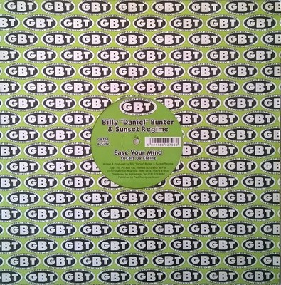 Billy ''Daniel'' Bunter & Sunset Regime - Ease Your Mind / Progression - 12''