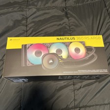 CORSAIR Nautilus 360 RS ARGB Liquid CPU Cooler - Black - Open Box