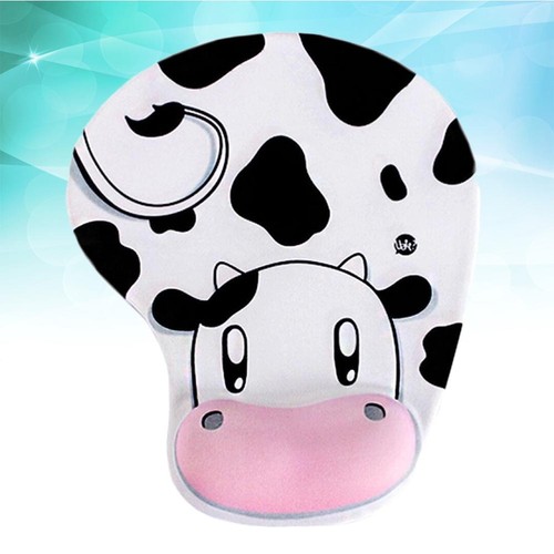 Cow Shaped Mouse Pad Creative Silicone Wrist Guard Mouse Pad for Home Office - 第 1/11 張圖片