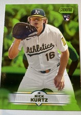 2025 Topps Stadium Club - Nick Kurtz #9 Lime Green Foil (RC) for
