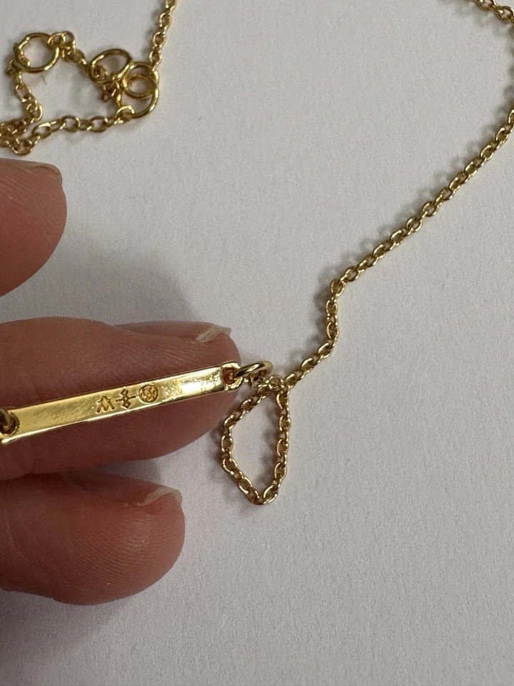 Alexis Bittar Gold Plated Scarab Pendant Necklace. Never worn. - Image 4 of 4