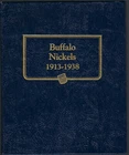 31 Buffalo Nickels in Whitman Classic 9115 Shelf Album; 12 S/D Coins