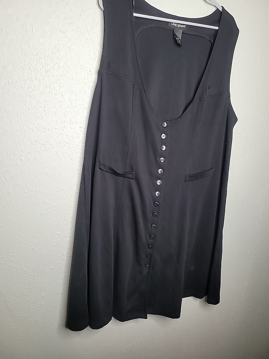 lane bryant black dresses Lane Bryant Fit & Flare 3/4 sleeve print dress SIZE 14/16 NWT Finer Things  Resale
