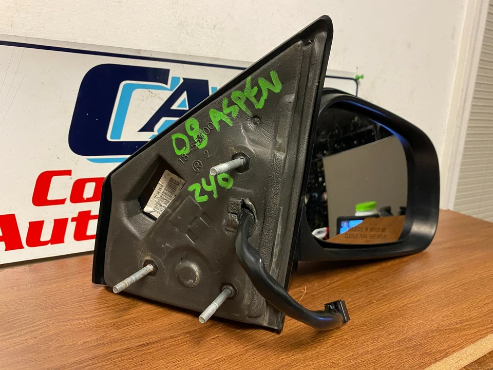 Chrysler Aspen 2008 espejo retrovisor lateral derecho/pasajero térmico #246 Foto 3 de 4