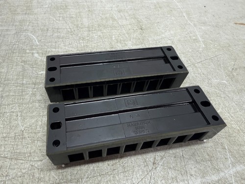 Marathon 1608STD H, Terminal Blocks w/ Cover, 600V 75A 8-Poles, Lot of 2 New - Picture 6 of 8