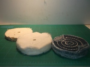 Set Of 3 Buffing wheels 4 Inch