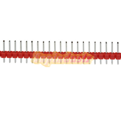10PCS 40Pin 1x40P Male 2.54mm Breakable Pin Header Strip 40P Red Color~