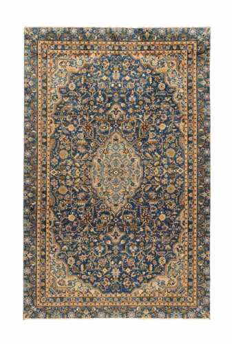 Kashan Handknotted Persian Carpet 369x 235 cm-FineOrientCarpetRug-