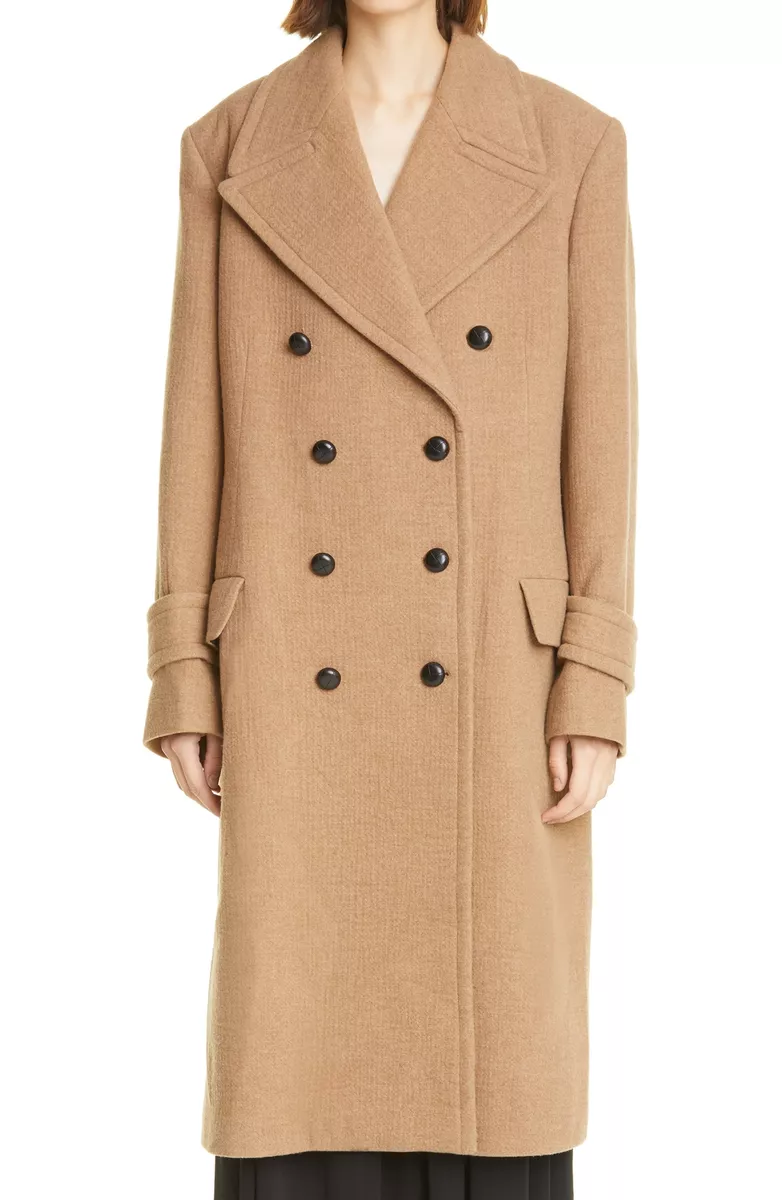 Cashemere Double Breasted Coat Camel