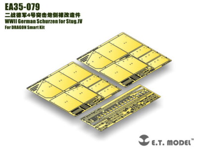 PE für Schurzen für Stug.IV (für Dragon), EA35-079 ETMODEL, 1/35