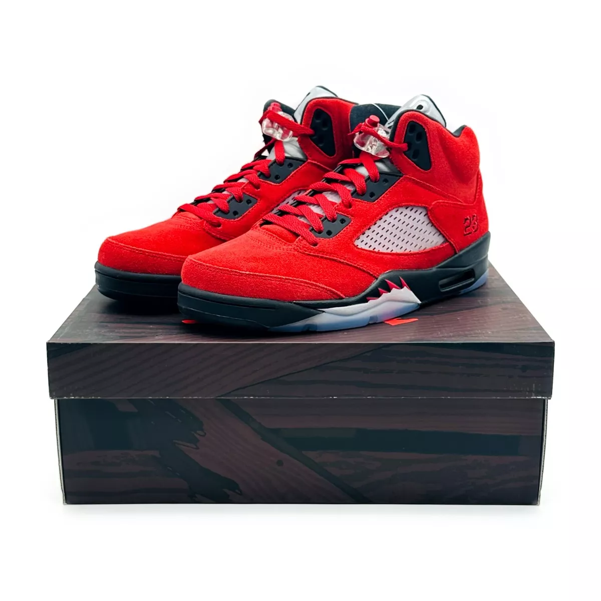 DD0587-600 Nike Air Jordan 5 Retro Raging Bull Toro Bravo Varsity Rouge Noir