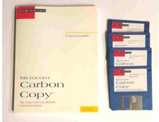 Microcom Carbon Copy User Manual and Disketts mint condition