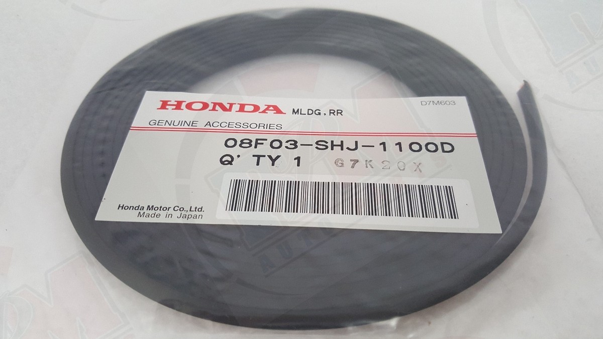 Front/Rear Lip Spoiler Rubber Molding Strip Trim Tape