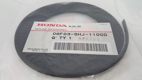 Front/Rear Lip Spoiler Rubber Molding Strip Trim Tape 08F03SHJ1100D for Honda