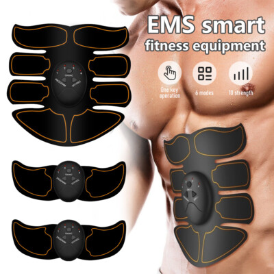 EMS Abdominal Hip Muscle ABS Trainer Slim Simulator Training Buttocks Battery