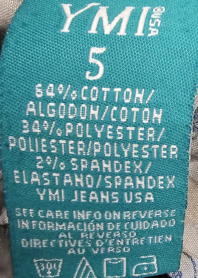 YMI Juniors Womens Jeans Pants Size 5 Blue - Image 3 of 4