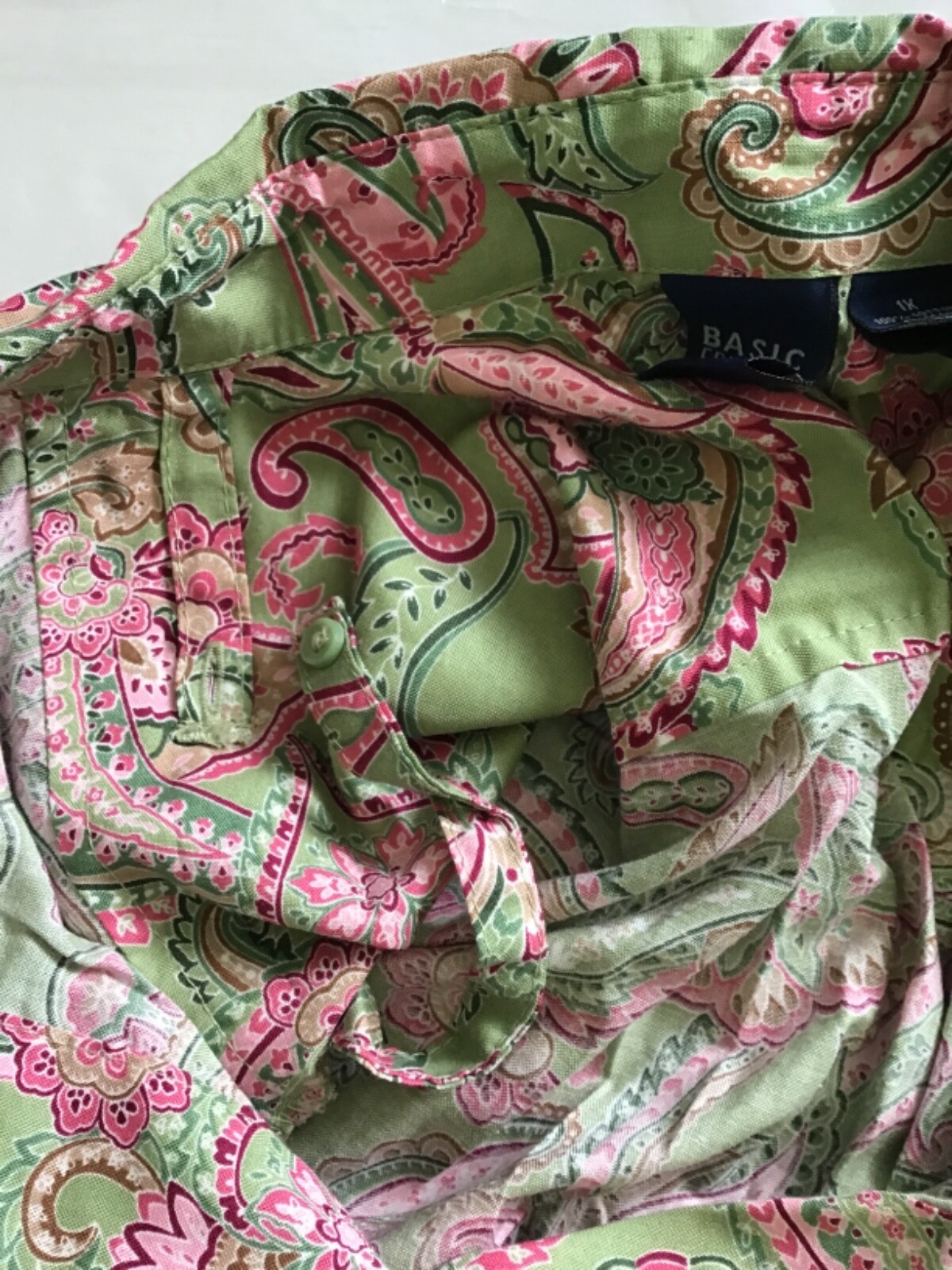 Basic Editions Button Down shirt size 1x - image 7