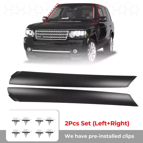 2Pcs Front Windshield Trim Finisher A Pillar Post For Range Rover L322 2003-2012
