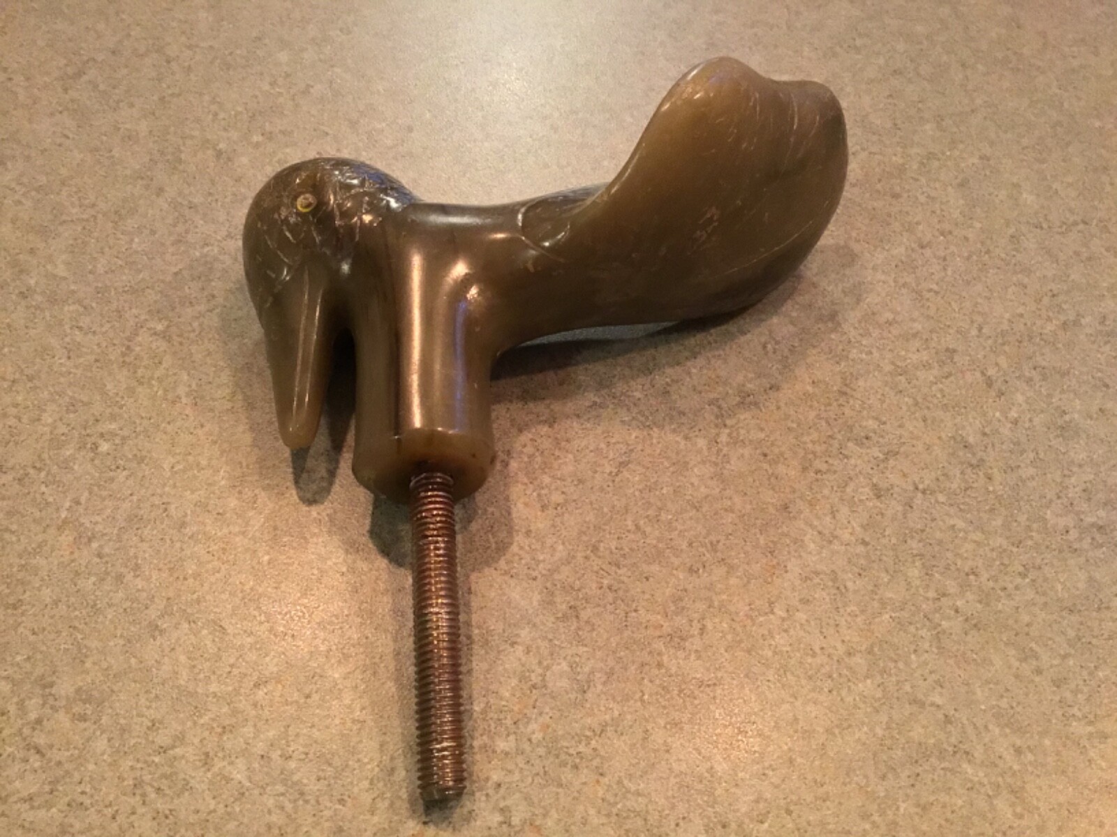 Bakelite Walking Cane Handle Bird - image 2