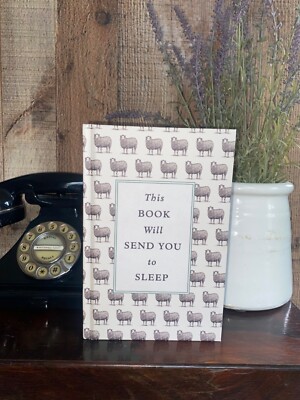 Insomniac Gift SHEEP Lover This Book Will Send You To Sleep Self Help Book Guide