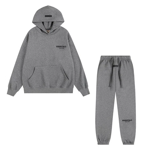 FOG/ Essential SS22 ‘Light Oatmeal Grey ‘ Tracksuit | MULTIPLE SIZES | FREE SHIP - Picture 9 of 27