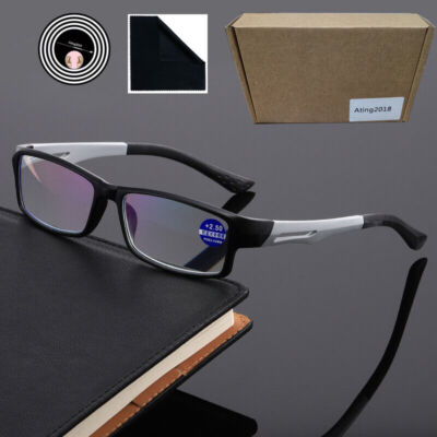 Stilvolle Herren Lesebrille TR90 Retro Lesebrille 1,0 1,5 2,5 3,0 3,5 4,0