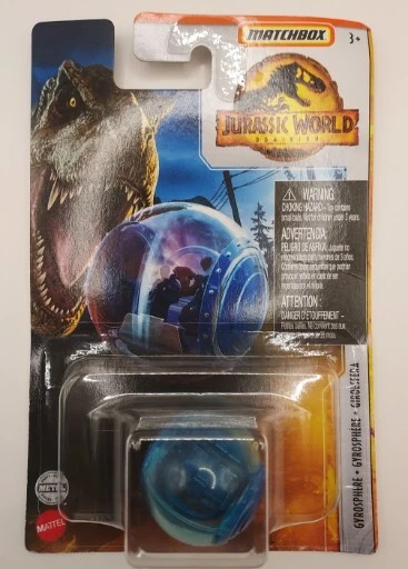 Matchbox jurrasic World Dominion Blue GIROESFERA Park ride kids toy Mattel - Image 2 of 4