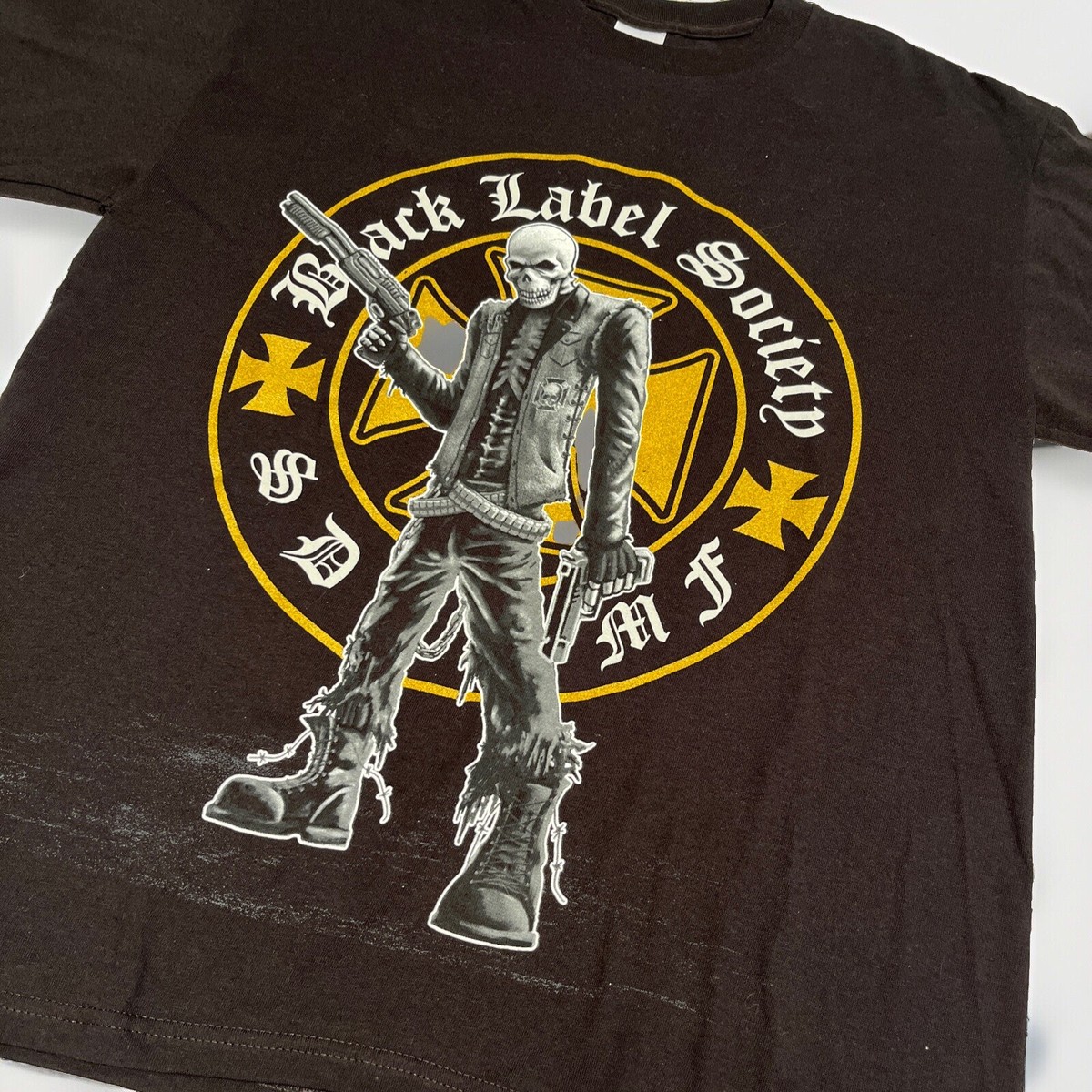 Vintage Black Label Society Band T-Shirt Black Tennessee River