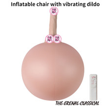 Inflatable Sex Chair With Dildo Vibrator Ball Sex Furniture Masturbator SexToys