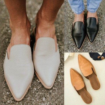 pointed flat sandals