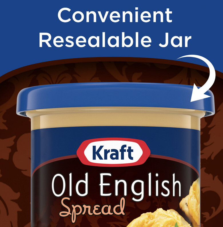 4 JARS Kraft Old English Sharp Cheddar Cheese Spread 5 oz Jar Cracker Dip eBay