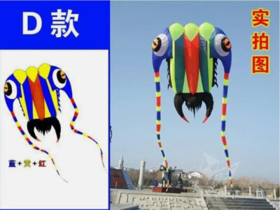 3D 10sqm  1 Line Stunt Parafoil Trilobites POWER Sport Kite outdoor toy