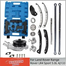 Timing Chain Kit Tool w/Water Pump For Land Rover Range Rover Sport 5.0L AJ133