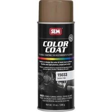 SEM COLOR COAT SADDLE TAN Vinyl Spray Auto Paint 12 oz. SEM 15033