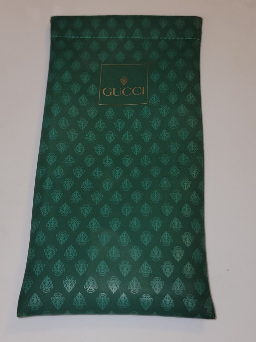 【美品】 GUCCI Vintage sunglasses case GUCCI VINTAGE Sunglasses Glasses Case Green Logo | eBay
