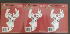 lot of 3  New Mossy Oak Graphics Whitetail Deer Hunting Decal Sticker Die Cut